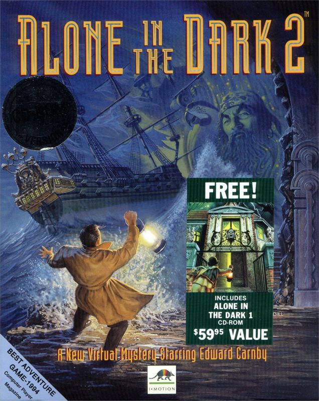 Front Cover for Alone in the Dark 2 (DOS)