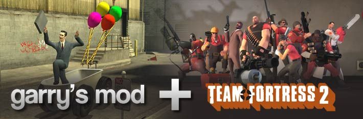 Front Cover for Garry's Mod + Team Fortress 2 (Windows) (Steam release)