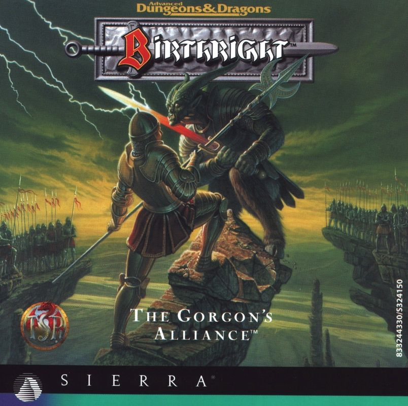 Other for Birthright: The Gorgon's Alliance (DOS and Windows): Jewel Case - Front