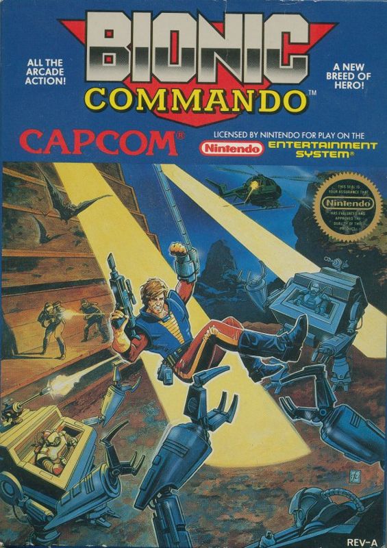 Front Cover for Bionic Commando (NES)