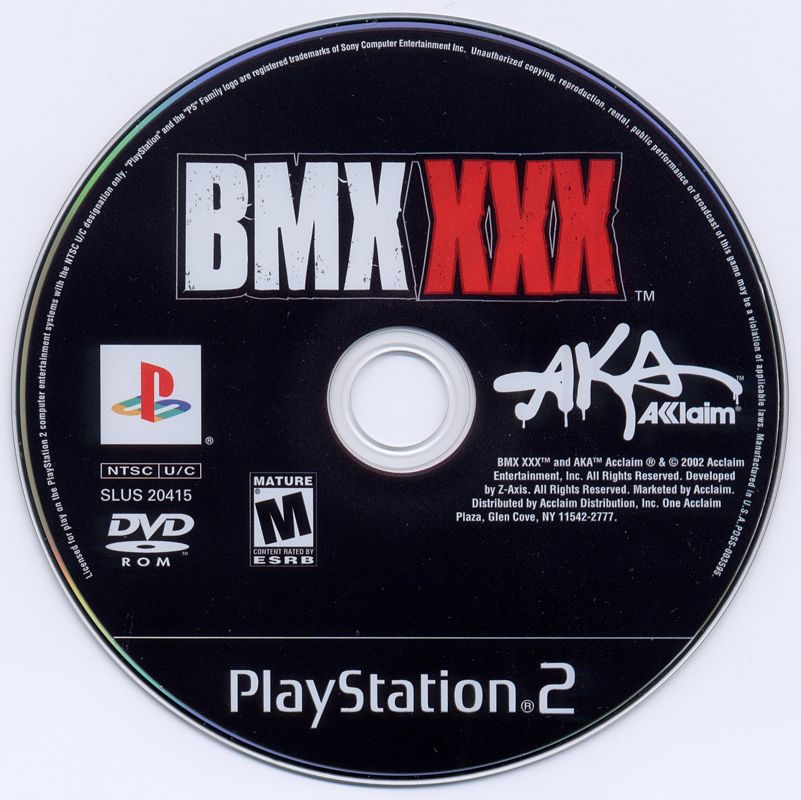 Media for BMX XXX (PlayStation 2)