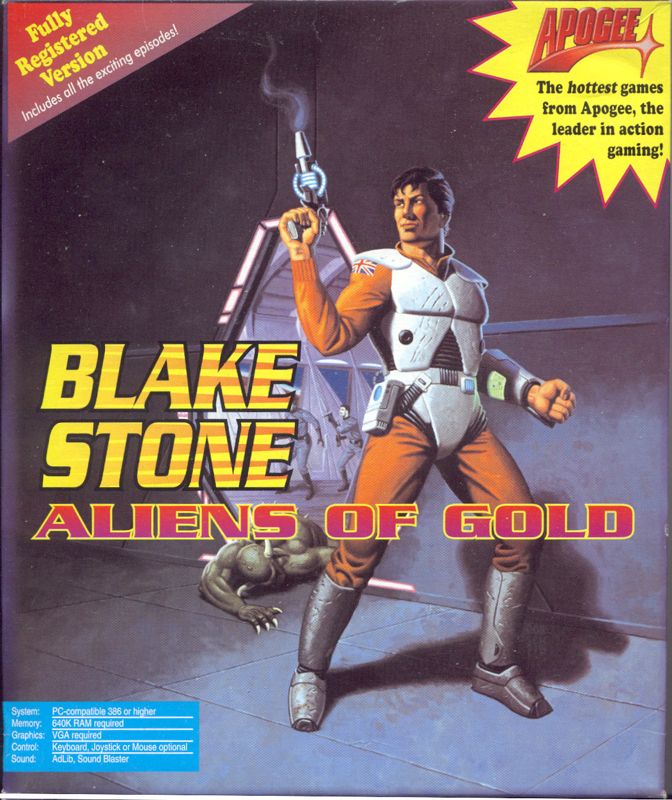 Front Cover for Blake Stone: Aliens of Gold (DOS)