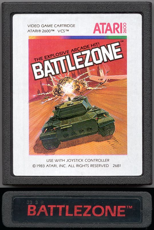 Media for Battlezone (Atari 2600)