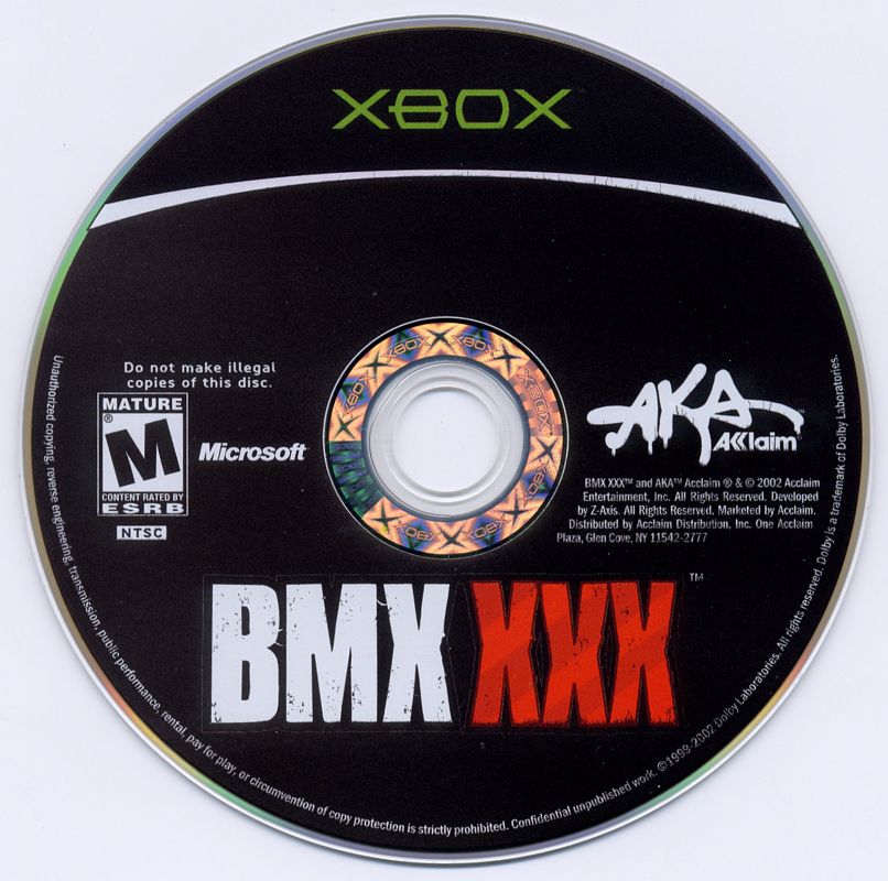 Media for BMX XXX (Xbox)