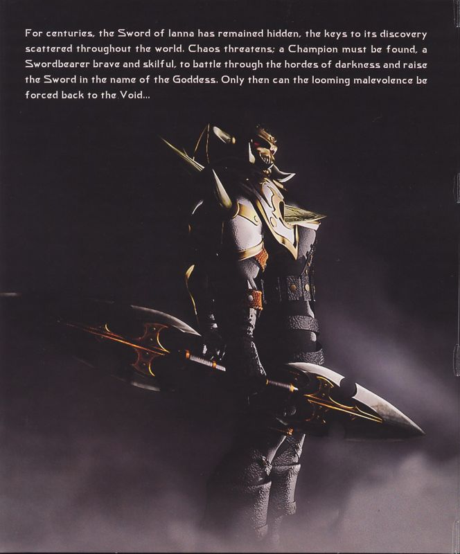 Inside Cover for Blade of Darkness (Windows): Left Flap