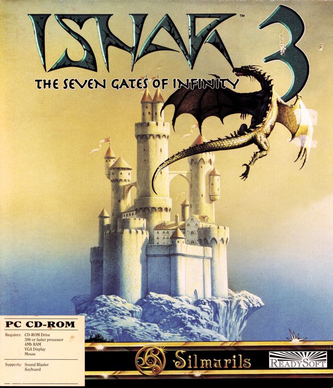 Front Cover for Ishar 3: The Seven Gates of Infinity (DOS)