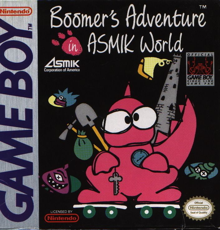 Front Cover for Boomer's Adventure in ASMIK World (Game Boy)