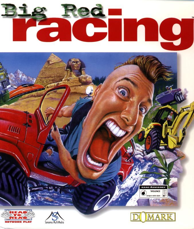 Front Cover for Big Red Racing (DOS and Windows)
