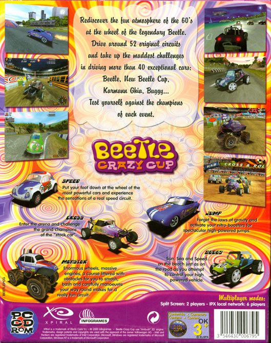 Back Cover for Beetle Buggin' (Windows)