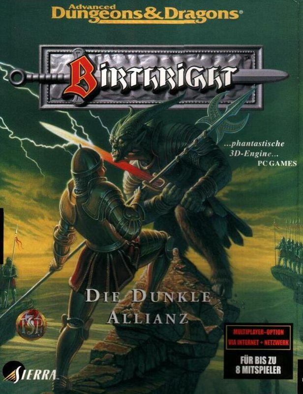 Front Cover for Birthright: The Gorgon's Alliance (DOS and Windows)