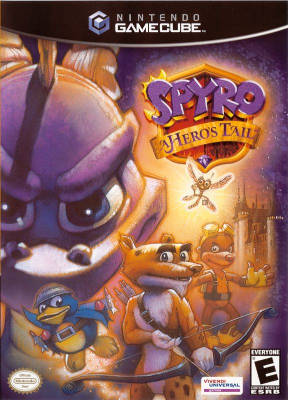 Front Cover for Spyro: A Hero's Tail (GameCube)