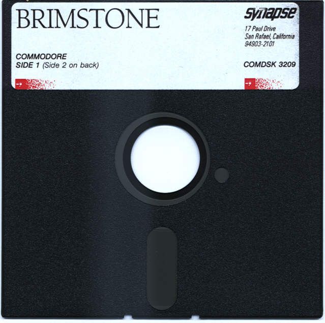 Media for Brimstone (Commodore 64): 5.25 Game Disk 1 of 2
