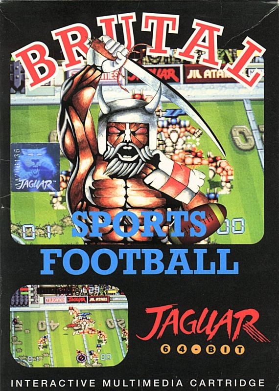 Front Cover for Brutal Sports Football (Jaguar)