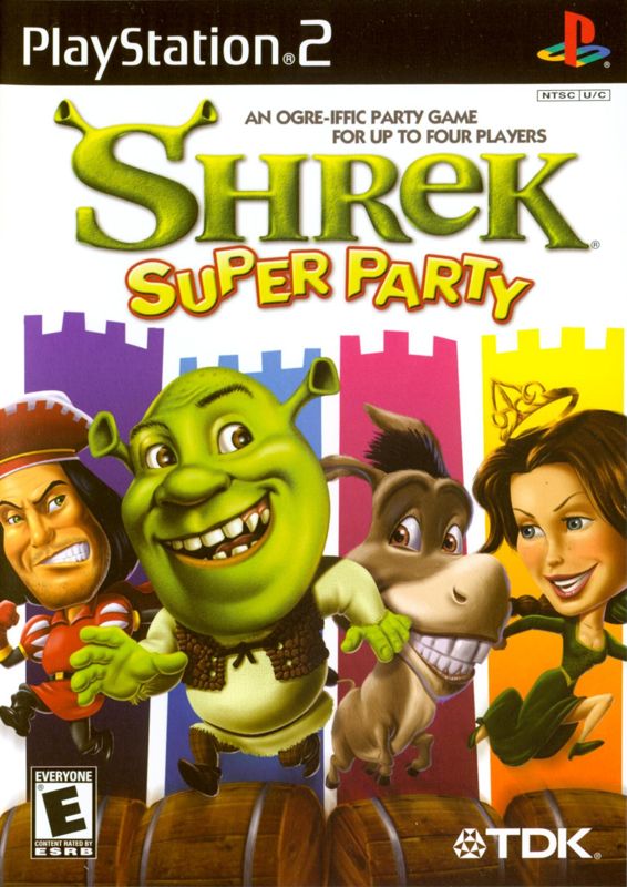 Front Cover for Shrek: Super Party (PlayStation 2)