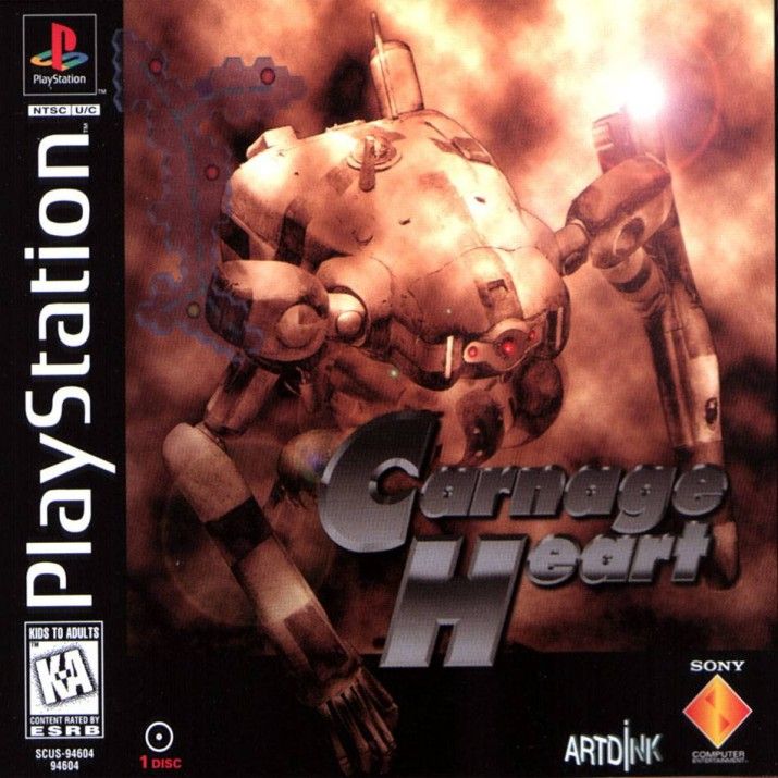 Front Cover for Carnage Heart (PlayStation)