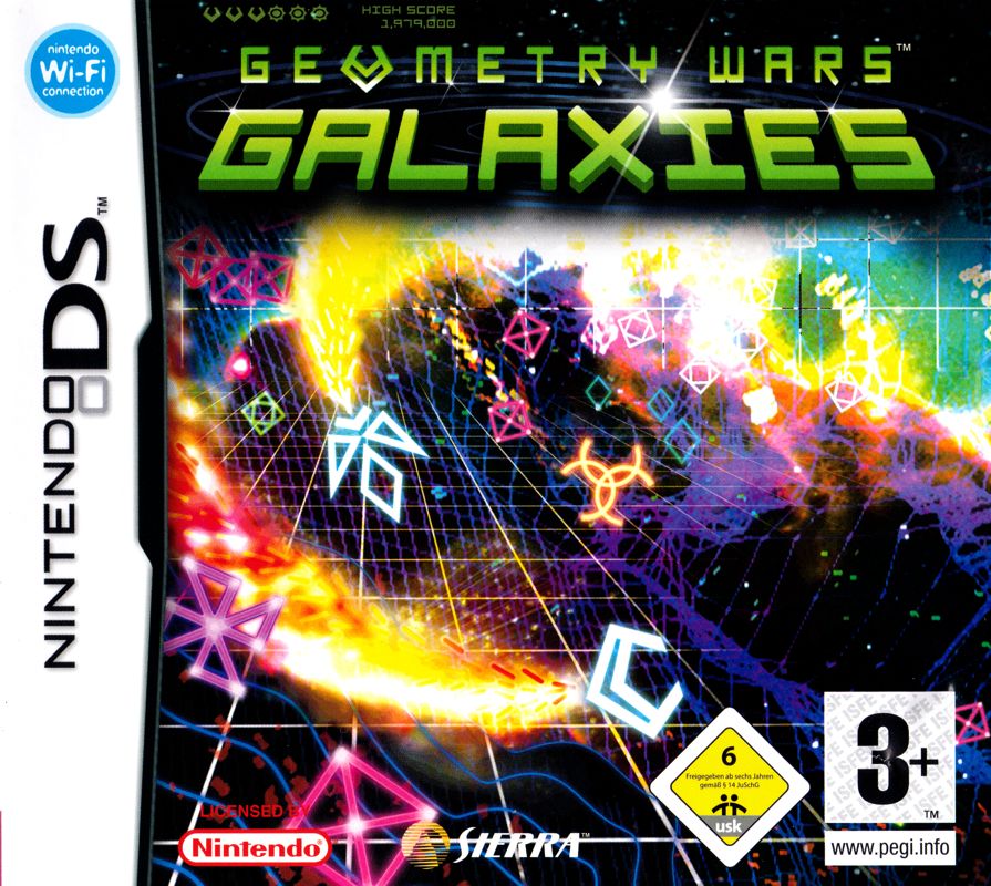 Front Cover for Geometry Wars: Galaxies (Nintendo DS)