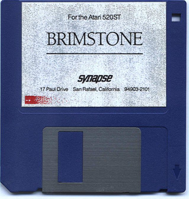 Media for Brimstone (Atari ST): 3.5 Game Disk