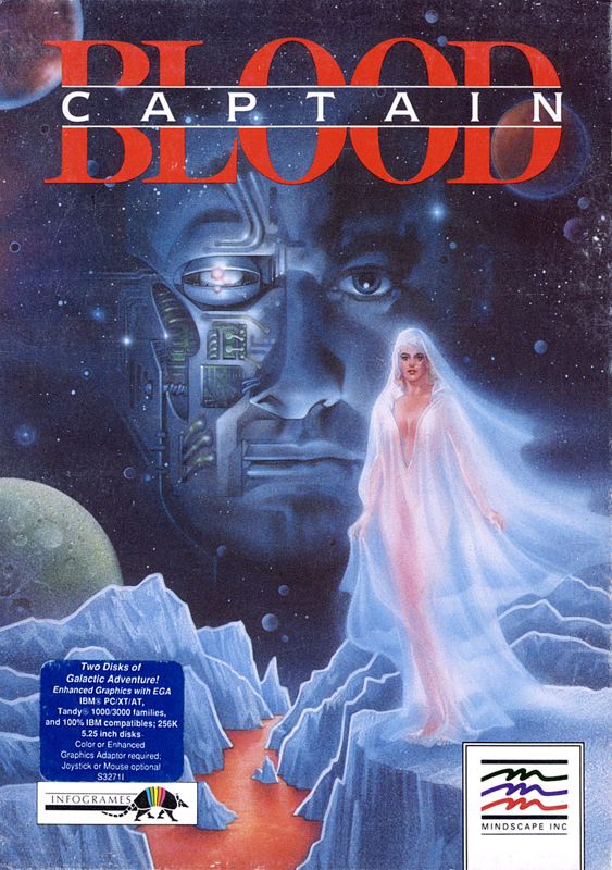 Front Cover for Captain Blood (DOS)