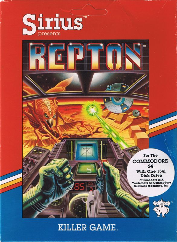 Front Cover for Repton (Commodore 64)