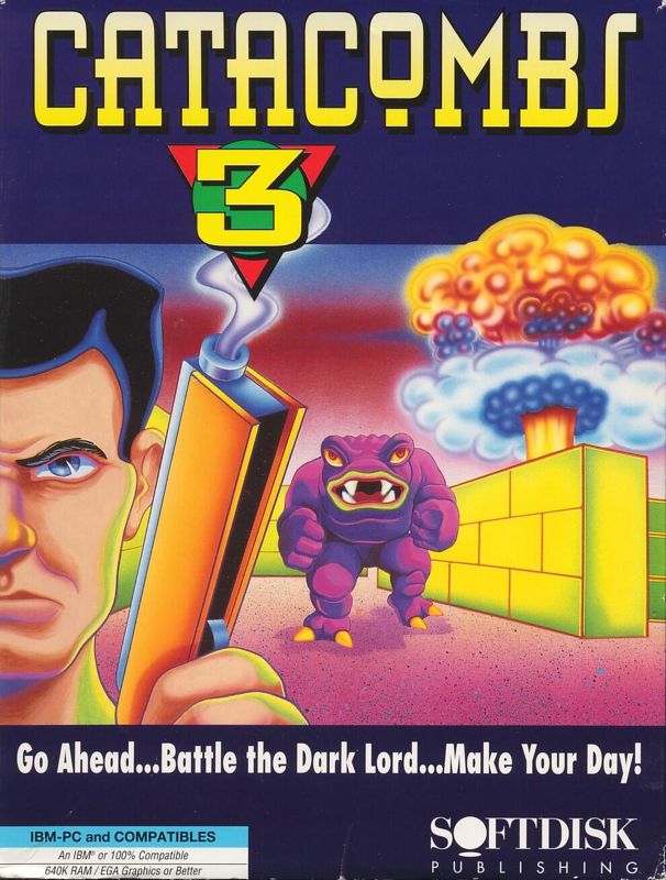 Front Cover for Catacomb 3-D (DOS)