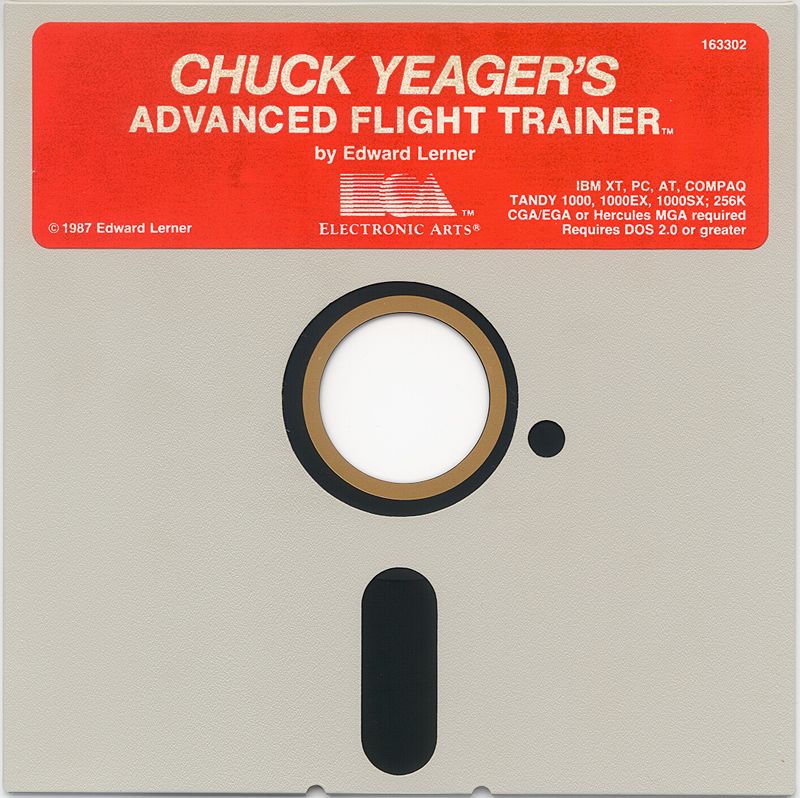 Media for Chuck Yeager's Advanced Flight Simulator (DOS)
