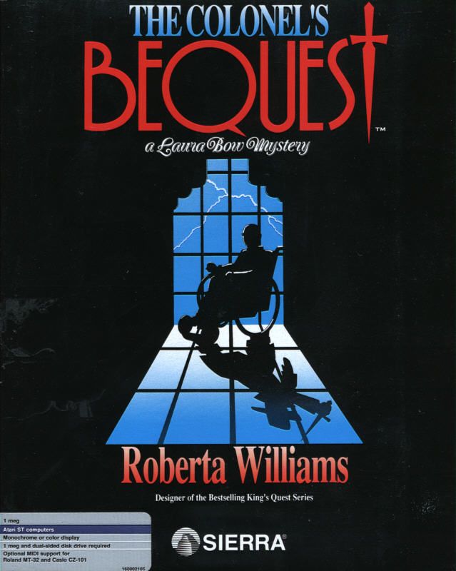Front Cover for The Colonel's Bequest (Atari ST)