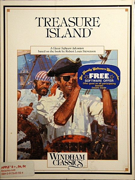 Front Cover for Treasure Island (Apple II)