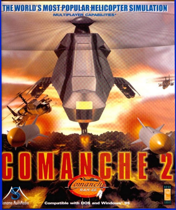 Front Cover for Comanche 2 (DOS) (Hall of Fame release)