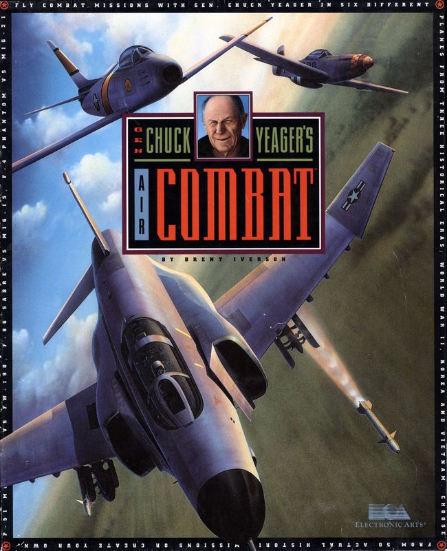 Front Cover for Chuck Yeager's Air Combat (DOS)