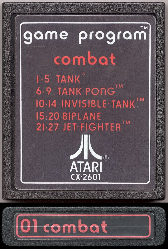 Media for Combat (Atari 2600) (1977 Release)
