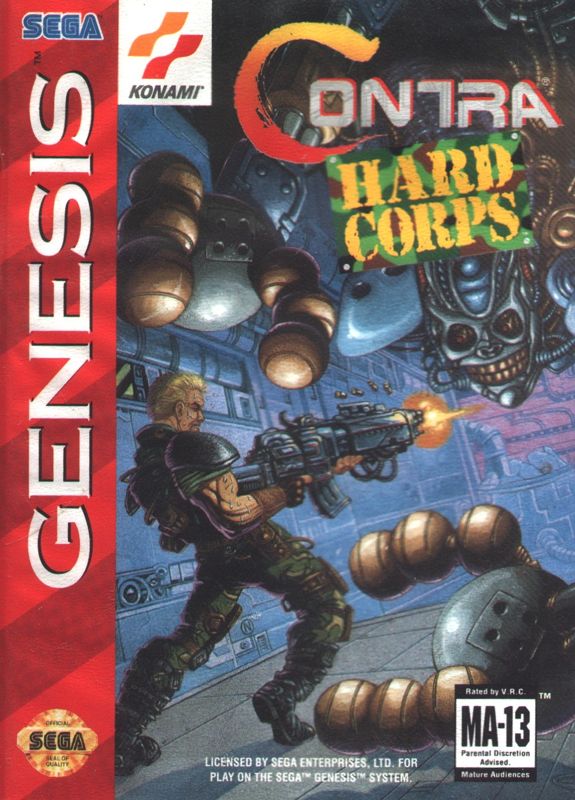 Front Cover for Contra Hard Corps (Genesis)