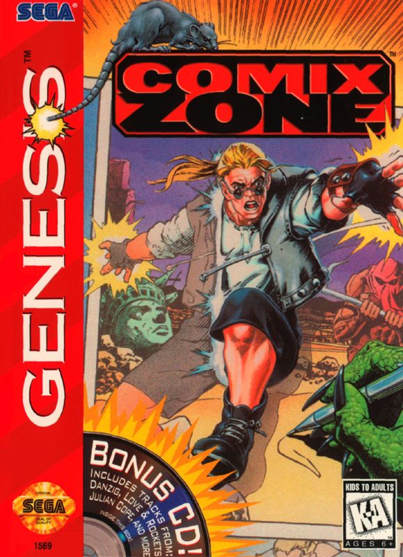 Front Cover for Comix Zone (Genesis)