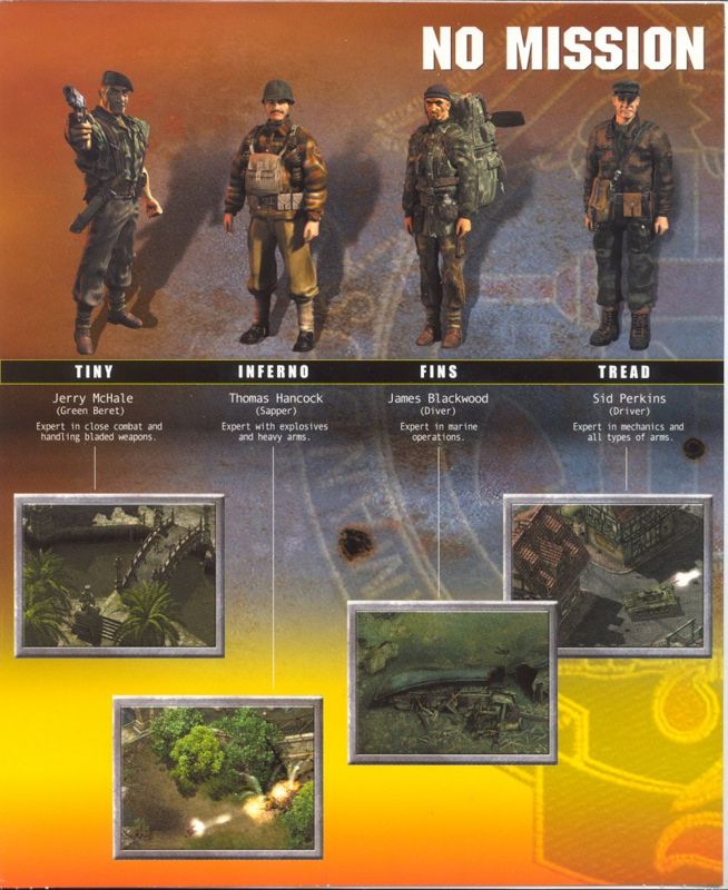 Inside Cover for Commandos 2: Men of Courage (Windows): Left Flap