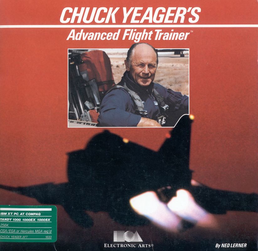 Front Cover for Chuck Yeager's Advanced Flight Simulator (DOS)