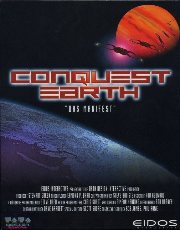 Front Cover for Conquest Earth: "First Encounter" (DOS and Windows)