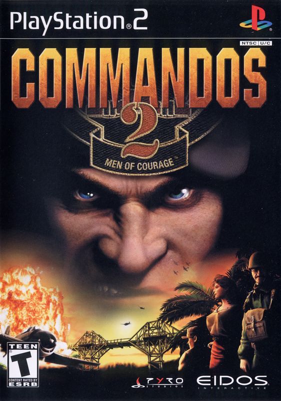 Front Cover for Commandos 2: Men of Courage (PlayStation 2)
