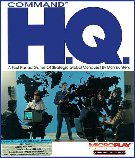 Front Cover for Command H.Q. (DOS)