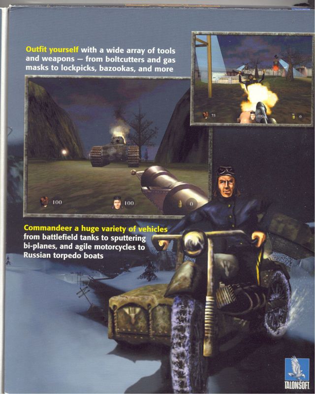 Inside Cover for Codename: Eagle (Windows): Right Flap