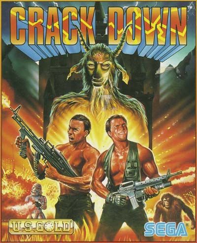 Front Cover for Crack Down (Amiga)