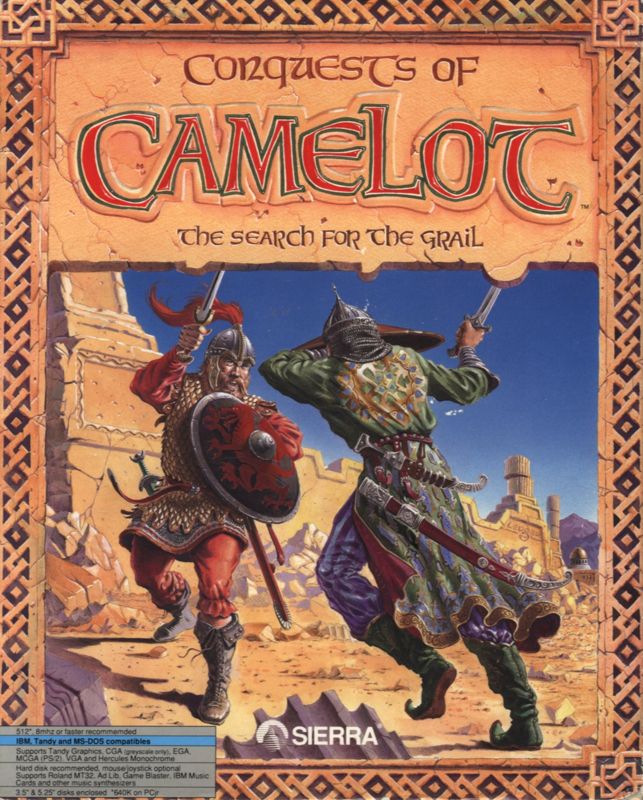 Front Cover for Conquests of Camelot: The Search for the Grail (DOS)