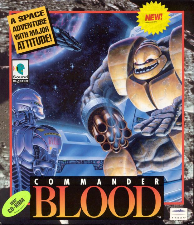 Front Cover for Commander Blood (DOS)