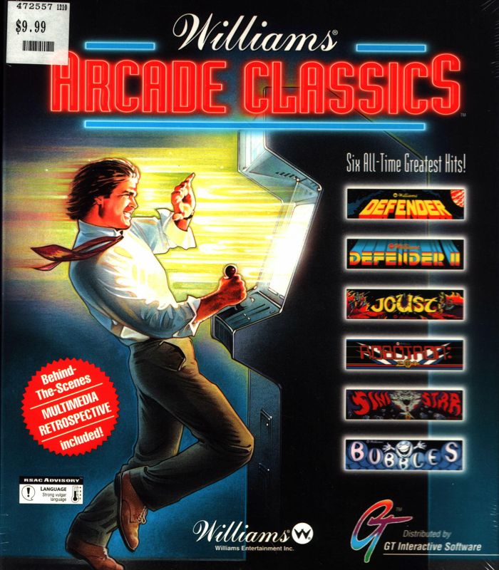 Front Cover for Williams Arcade Classics (DOS)