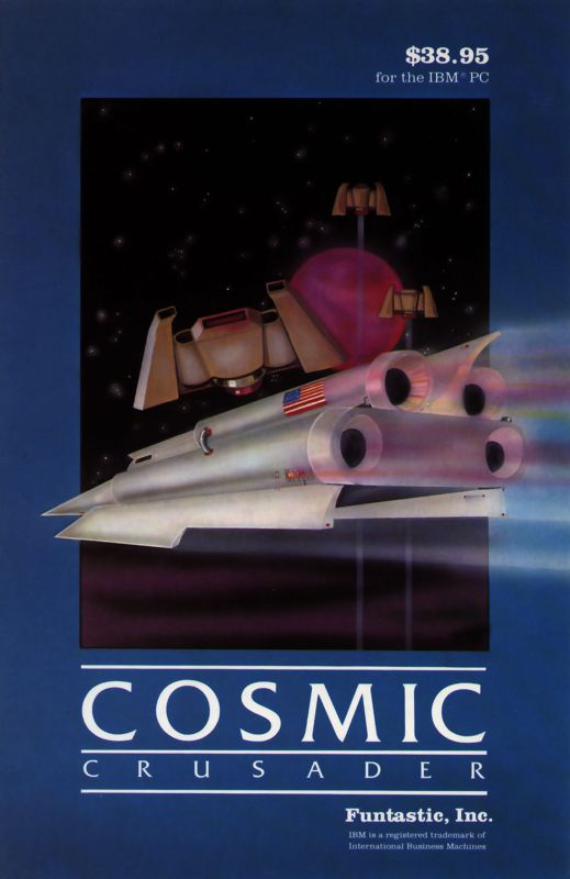 Front Cover for Cosmic Crusader (PC Booter)