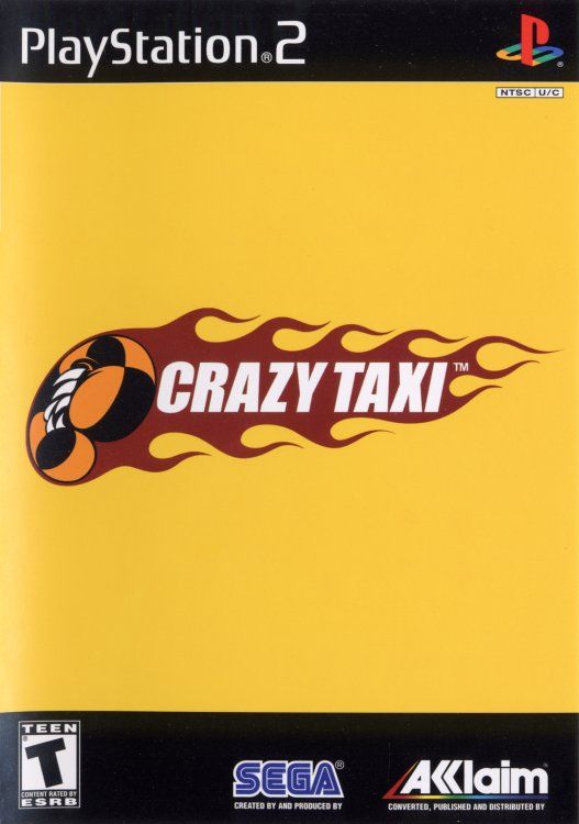 Front Cover for Crazy Taxi (PlayStation 2)