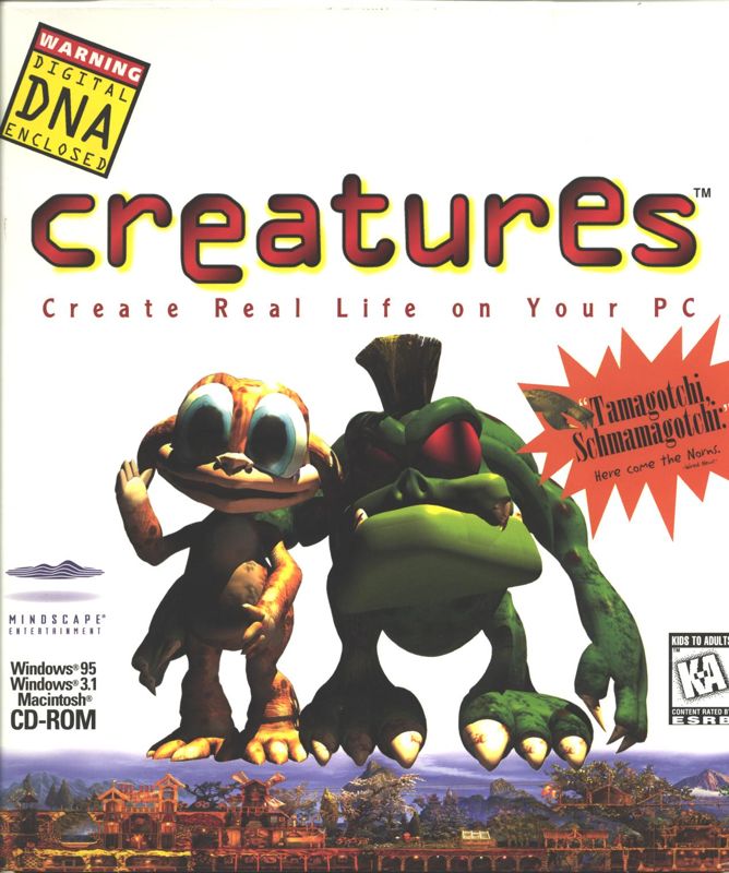 Front Cover for Creatures (Macintosh and Windows and Windows 3.x)