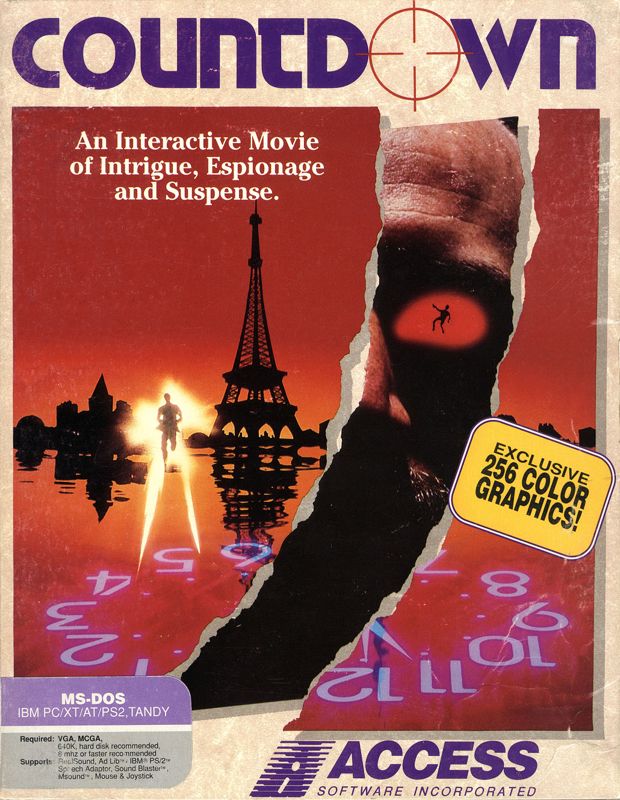 Front Cover for Countdown (DOS)