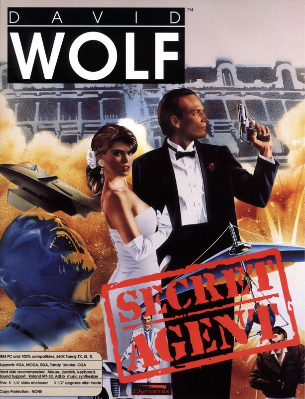 Front Cover for David Wolf: Secret Agent (DOS)
