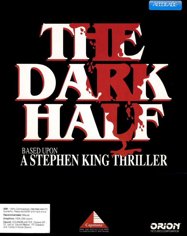 Front Cover for The Dark Half (DOS)