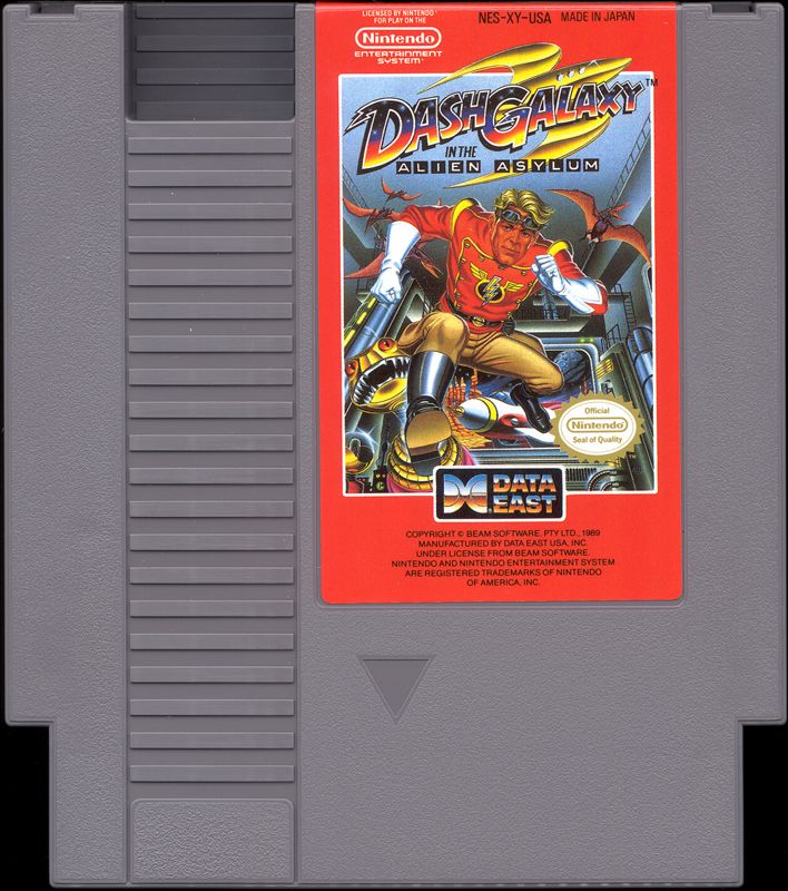 Media for Dash Galaxy in the Alien Asylum (NES)