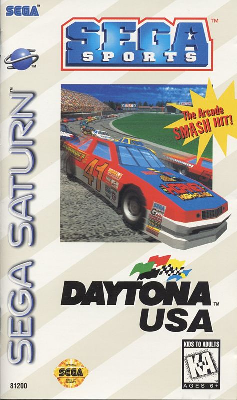 Front Cover for Daytona USA (SEGA Saturn)